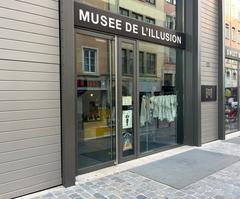 Exterior view of Musée de l'Illusion in Lyon in January 2023