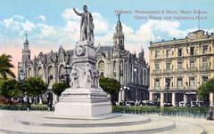 Marti Statue, Opera House and Inglaterra Hotel in Havana