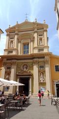 Nice Cathedral exterior view in Alpes-Maritimes France