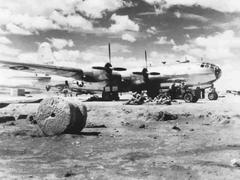 40th Bombardment Group B-29 bomber aircraft 42-74738 in China 1944 during World War II