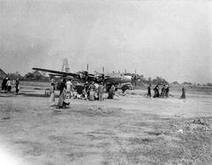 45th Bombardment Squadron Boeing B-29 Superfortress 42-6254 at Hsinching Airfield China December 1944