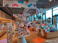 M+ Plus Art Museum and surrounding buildings in West Kowloon Cultural District, Hong Kong in March 2025