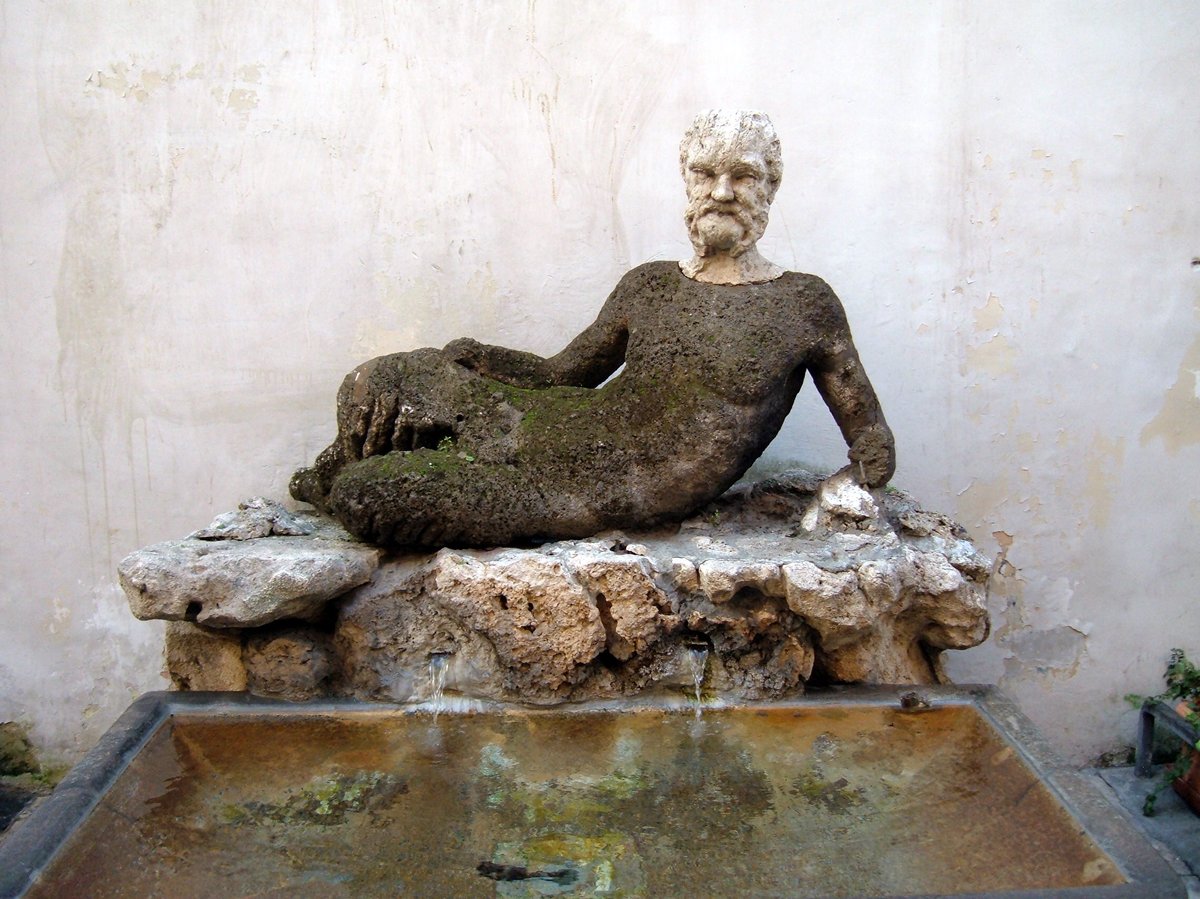 Fontana del Babuino fountain in Campo Marzio Rome