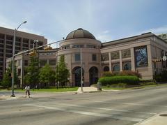Bob Bullock Texas State History Museum building exterior in Austin Texas