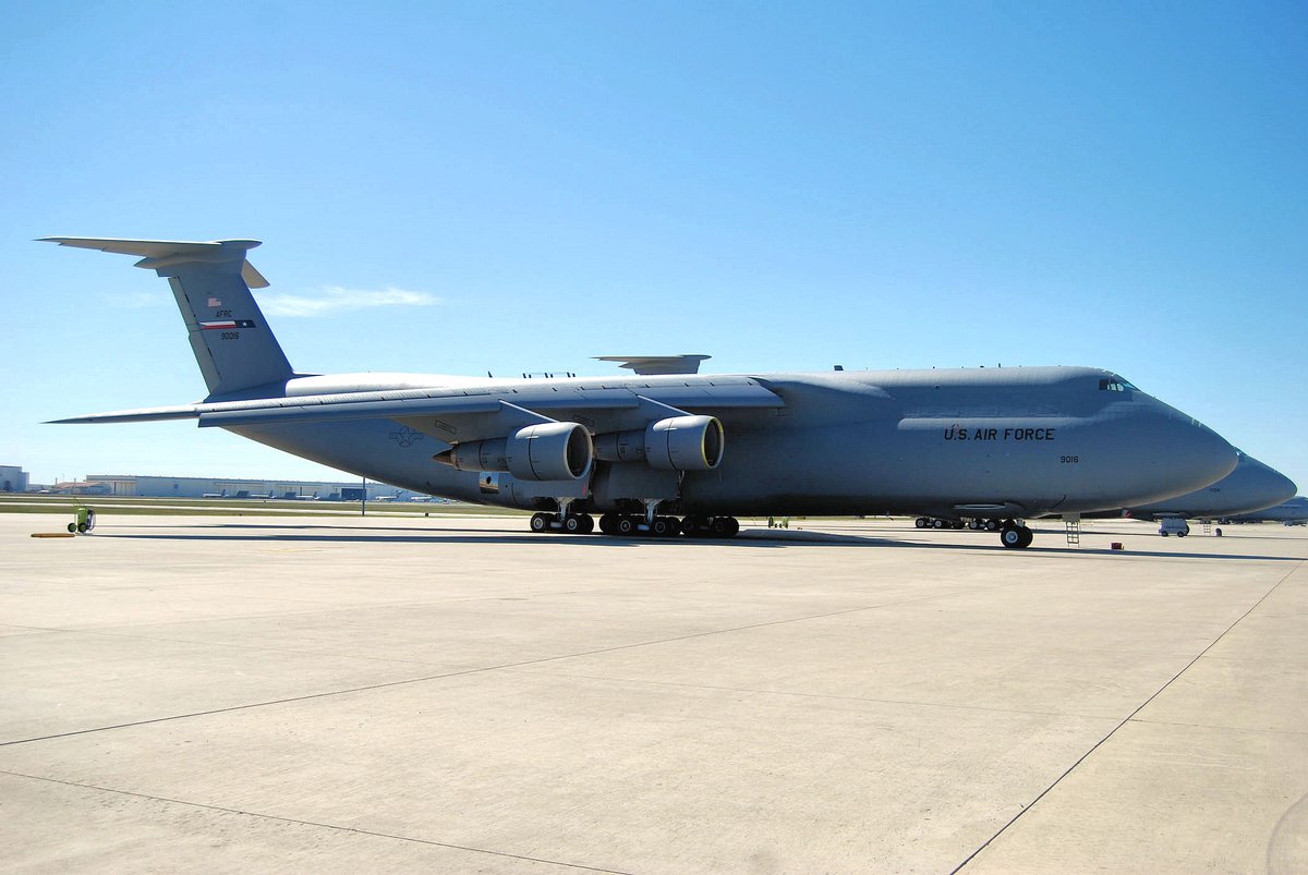 C-5 Galaxy aircraft at Kelly Annex Texas