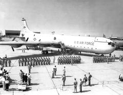 Consolidated XC-99 aircraft delivered to Kelly AFB Texas in 1949