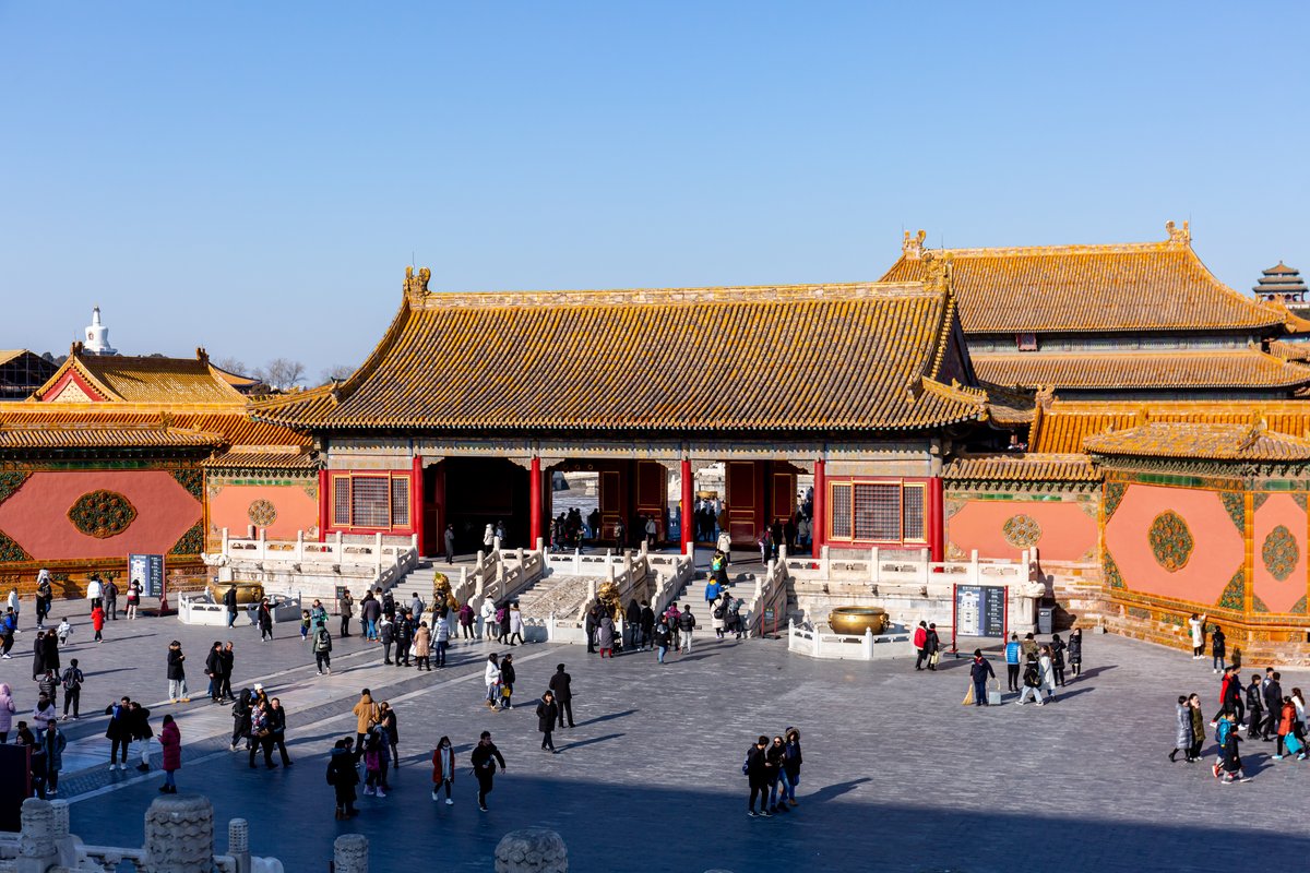 Gate of Heavenly Purity in the Forbidden City Beijing