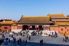 Gate of Heavenly Purity in the Forbidden City Beijing China