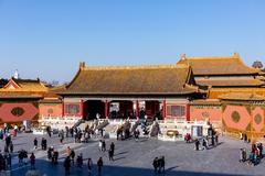 Gate of Heavenly Purity entrance in the Forbidden City Beijing