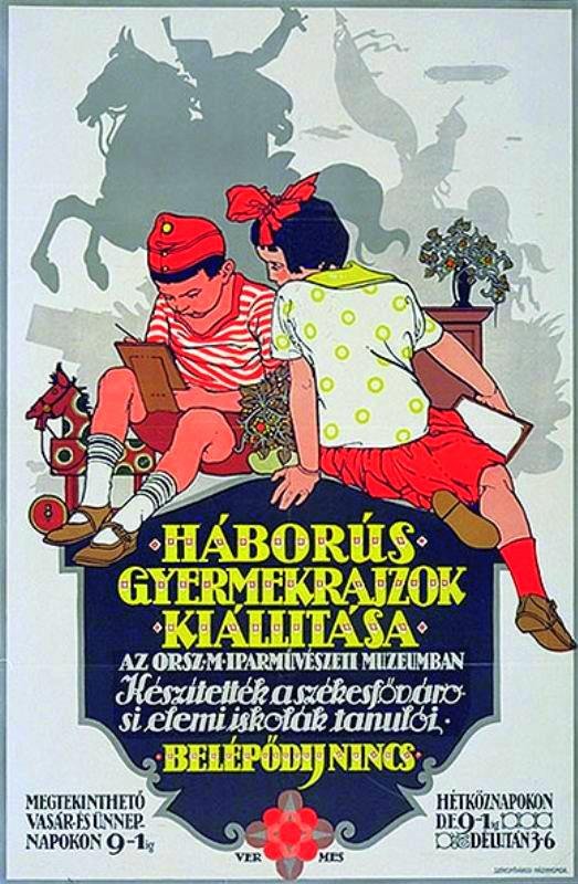 World War I Eastern Front children's war drawings exhibition