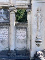 Gravestone of the Lumière brothers at Nouveau cimetière de la Guillotière cemetery