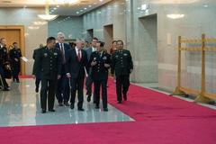 U.S. Secretary of Defense James N. Mattis meeting China's Minister of Defense Gen. Wei Fenghe in Beijing