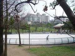 Ice skating rink at No. 4 Park in Zhonghe City, Taipei County