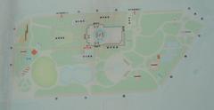 Layout map of facilities at Number Four Park in Zhonghe City, Taipei County