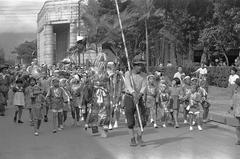 Children in parade at Taiwa Taihoku in historical Taiwan
