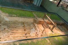 Ancient sluice site of the State of Nanyue with stone and earth structures