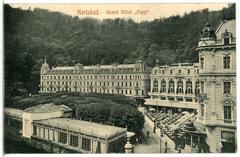 Historic Grand Hotel Pupp in Karlsbad in 1906
