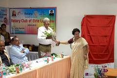 Elderly celebration at Aastha Hospice and Geriatric Centre with chief guests