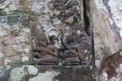 Rock carvings in Siem Reap River dating to 11th-12th century reign of Udayadityavarman II