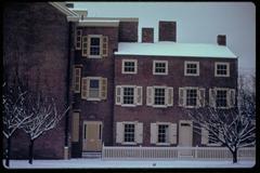 Edgar Allan Poe's 1840s brick home in Pennsylvania, now a historic site