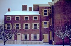 Historic Edgar Allan Poe National Historic Site building in Philadelphia USA