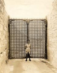 Historic Chain Gate entrance at Citadelle de Quebec in 1940