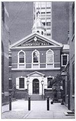 Carpenters' Hall historic building in Philadelphia 1904