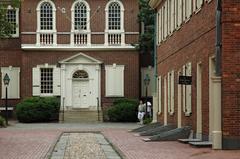Carpenters' Hall and New Hall Military Museum exterior in Philadelphia