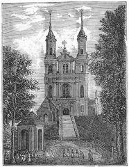Vilnia Kalvaryja Church of the Finding of the Holy Cross in 1876