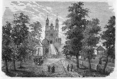 Vilnia Kalvaryja church of the finding of the holy cross 1882