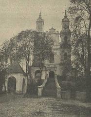 Historic church view in Vilnius Kalvaryja 1937