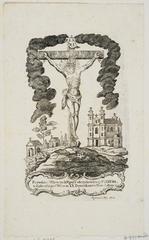 Historic view of Vilnius Kalvaryja with the Church of the Finding of the Holy Cross