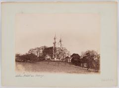 Historic Church of the Finding of the Holy Cross in Kalvaryja, Vilnia in 1896