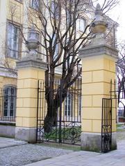 Warsaw University Main Campus behind Kazimierz Palace in Poland
