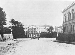 Palac Kazimierzowski in Warsaw during 1861-1865