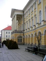 Warsaw University Main Campus building with classic architecture in Poland