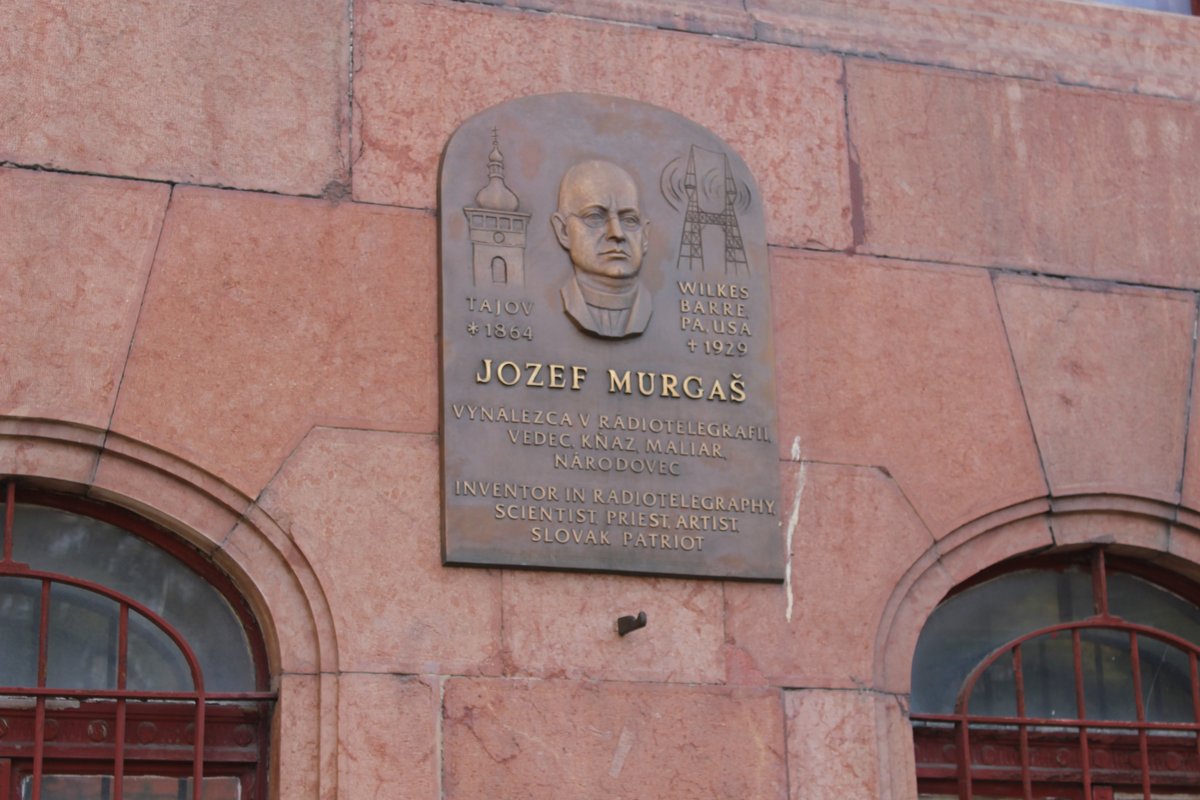 Photo of Jozef Murgaš in Bratislava Slovakia