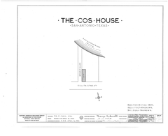 Historic Cos House at 513 Paseo de la Villita in San Antonio, Bexar County, Texas
