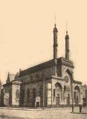 Synagogue Bnai Jeshurun in Cincinnati Ohio historic illustration