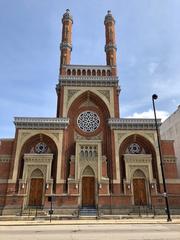 Historic Plum Street Temple in downtown Cincinnati Ohio