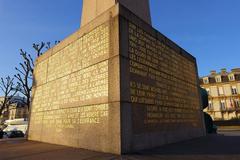 Monument du souvenir Gëlle Fra in Luxembourg City commemorating Luxembourgish soldiers