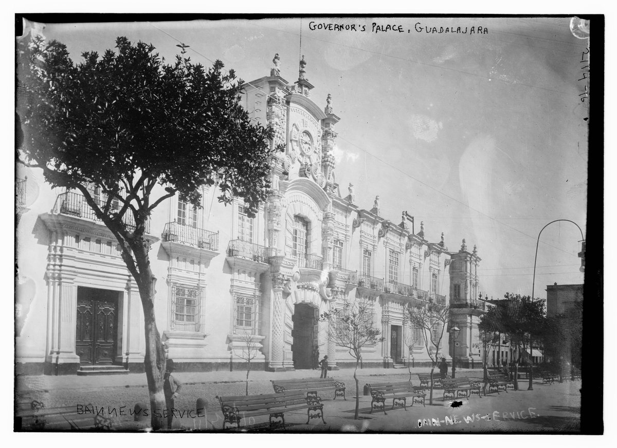 Governor's Palace in Guadalajara historic building facade