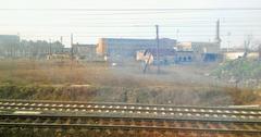 Budapest-Hatvan railway line Budapest section in March 2024