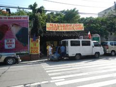 Pinagtipunan Circle at MacArthur Highway in Potrero, Malabon City with surrounding roads and landmarks including Malabon Zoo and Governor Pascual Avenue