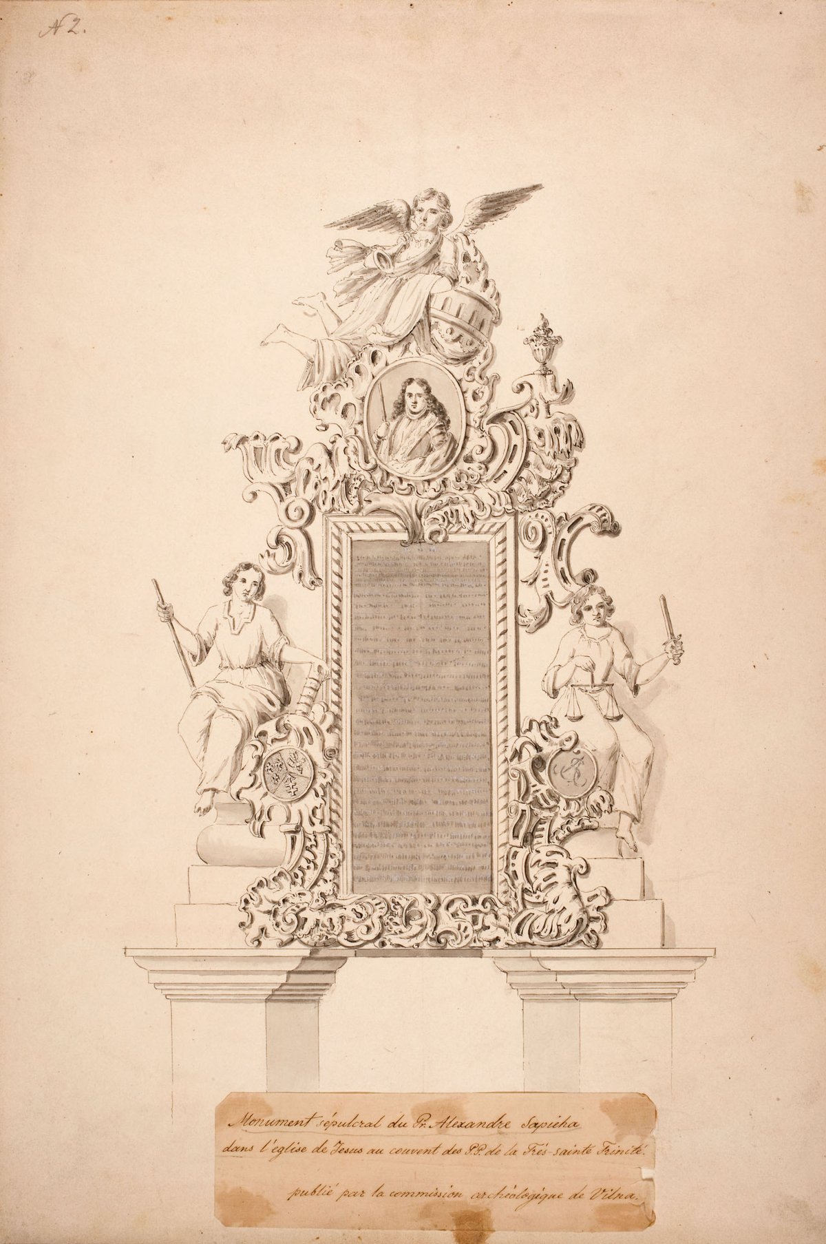 Portrait of Alaksandar Pavał Sapieha, 1857