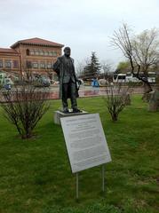 Statue of Leonardo Torres Quevedo at the Museum of Aeronautics and Astronautics in Madrid