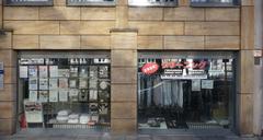 Japanese dry cleaning shop Hayato in Düsseldorf on Immermannstraße 33 in February 2021