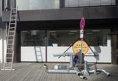 Plumbing work in progress on Immermannstraße 10, Düsseldorf, March 2024
