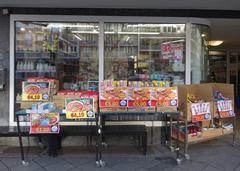 Dae Yang Japanese Korean Asian grocery store exterior on Immermannstraße in Düsseldorf 2021