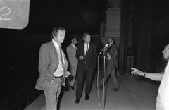 Toon Hermans at the premiere of his One Man Show in Carre, Amsterdam, 1970